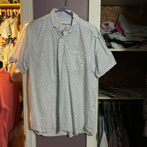 Large button down with whales